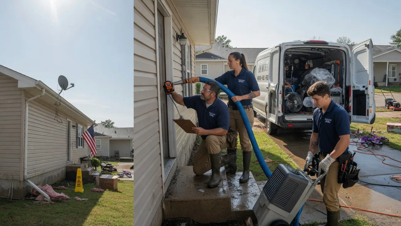 Ceiling Water Damage Restoration in Shadyside, OH near me
